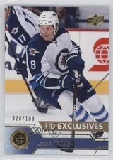 2016-17 Upper Deck Exclusives 28/100 Jacob Trouba #443 0tj9