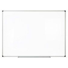 FORAY Magnetic Dry-Erase Board With Aluminum Frame, 36" x 48", Silver Frame