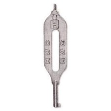 HWC UNIVERSAL SLOTTED Stainless Steel Handcuff Key, 2-7/8" Long Fits Smith Wess