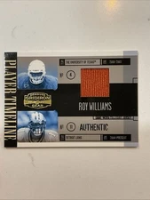 2006 Donruss Gridiron Gear Player Timeline Roy Williams #PT-39 Jerseys /250 T165