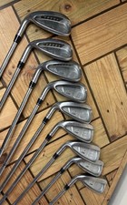 TaylorMade HT RAC Iron Set 3-PWSW Golf Clubs Regular Flex Steel Shafts Left Hand