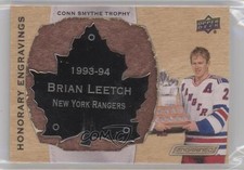 2019 Engrained Honorary Engravings Manufactured Plate /100 Brian Leetch HOF 7i6