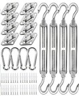 Sun Shade Sail Hardware Kit for Triangle or Rectangle Shade Sail. 80 Pcs. YOFIT — photo 4