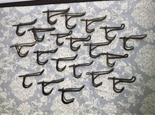 Wire Hooks Hangers Coat Rack Hook Hat Towel Clothing Metal Rustic Entryway F,