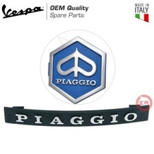 TARGHETTA + SCUDETTO FREGIO STEMMA NASELLO PIAGGIO VESPA PX 150 E ARCOBALENO