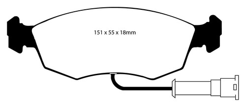 EBC B06 Kit de Frenos Delantera De Pastillas Discos para Ford Sierra 1 - Picture 2 of 4