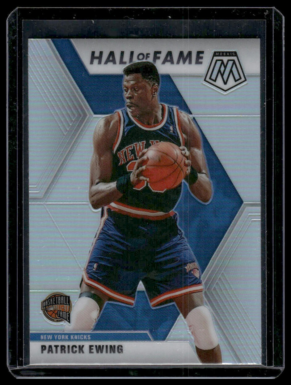 2019-20 Panini Mosaic #289 Patrick Ewing Silver Prizm