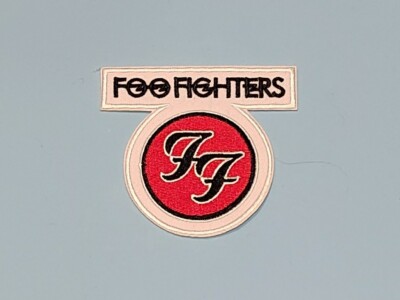 Rockmusik Nähen/Aufbügeln bestickter Aufnäher:-Foo Fighters (b)