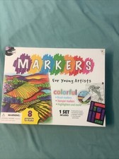 Markers For Young Artists 1set 8 Projects