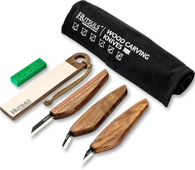 Hutsuls S.06 Wood Carving Knives Kit Craft Wood Whittling Kit for Beginners Kids