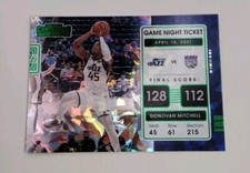 2021-22 Panini Contenders Game Night Ticket #5 Donovan Mitchell Cracked Ice