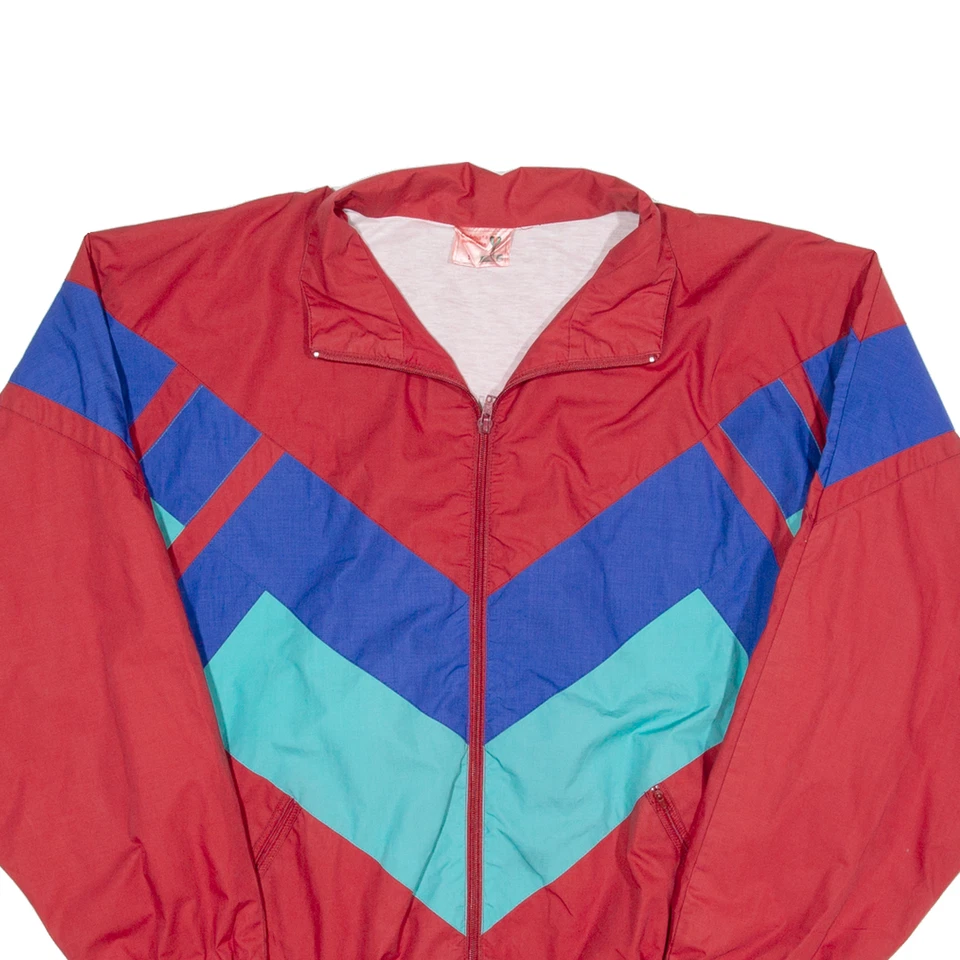 COBRA SPORTSWEAR мужской трек куртка красный L - Изображение 2 из 4