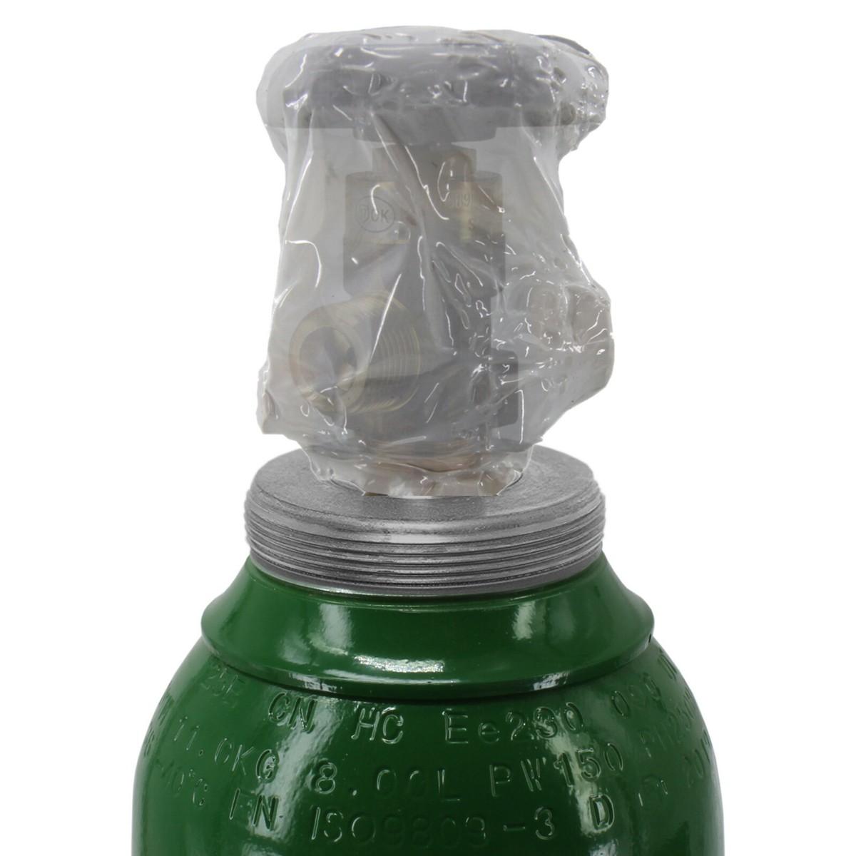 10-Liter Argon 4.8 Gasflasche (99,998%) - 200 Bar, Für WIG/MIG-Schweißen, Wiederbefüllbar