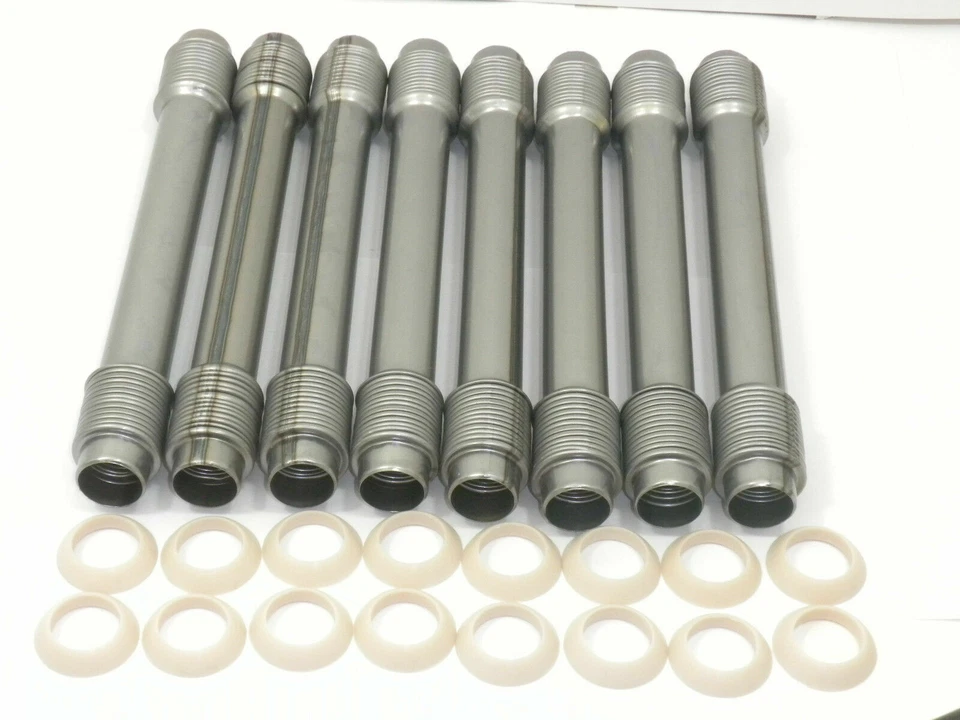 Juego de 8 tubos y sellos de varilla de empuje para Volkswagen Karmann Ghia Thing Fastback Foto 2 de 2