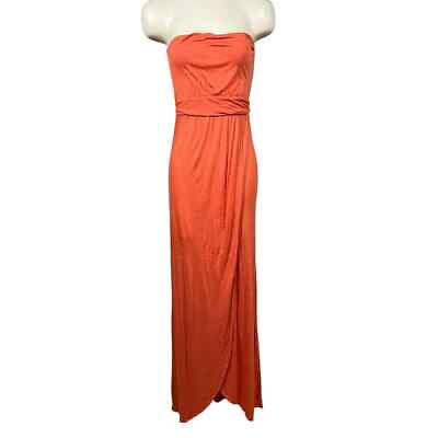 coral maxi dress Soft Coral Knit Maxi Dress