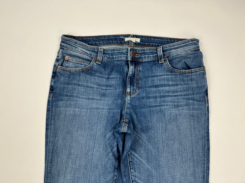 Jeans donna Eileen Fisher denim cotone biologico 6 tasche elasticizzato - Foto 10 di 11