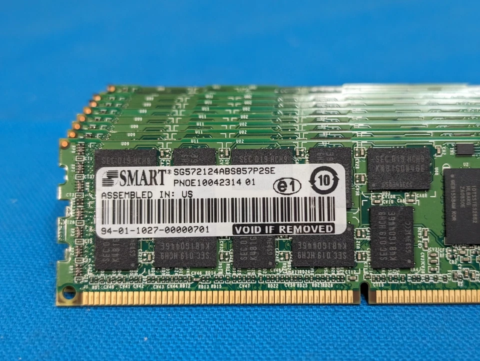 *Lot of 12x* SMART SG572124ABS857P2SE 4GB PC3-10600 DDR3-1333MHz ECC Memory - Image 2 of 4