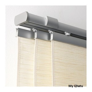 ikea kvartal curtain rail triple ceiling curtains panel fixture sliding blinds