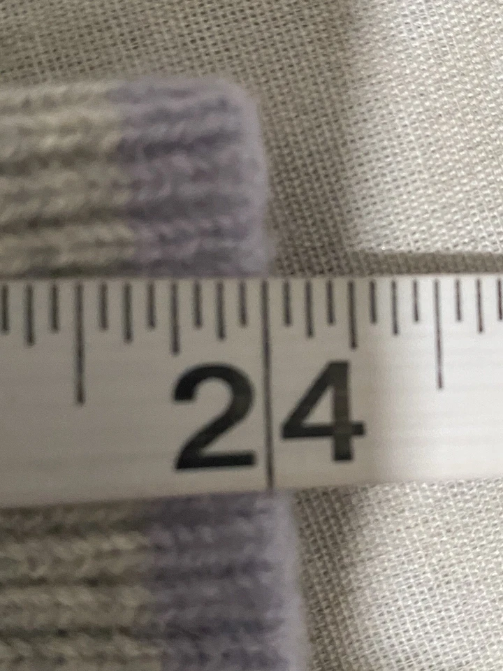 Spendid Mujer 100% Cachemira Suéter Pullover Colorblock Gris Morado Pequeño Foto 4 de 4