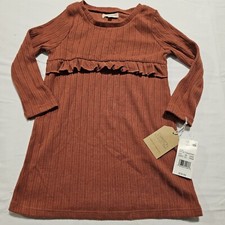 Grayson Collective Dress Toddler Sz 3t New -Dark Red Brick