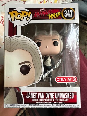 Funko Pop Ant-Man and the Wasp Janet Van Dyne Unmasked #347 Target Exclusive