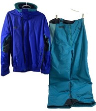 Columbia Bugaboo Snow Ski Suit Pants Coat Removable Jacket Men  s L/M Suspenders