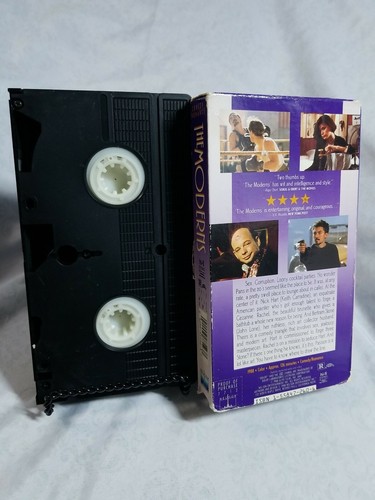 The Moderns 1988 VHS Keith Carradine Linda Fiorentino RARE OOP Comedy - Picture 2 of 2