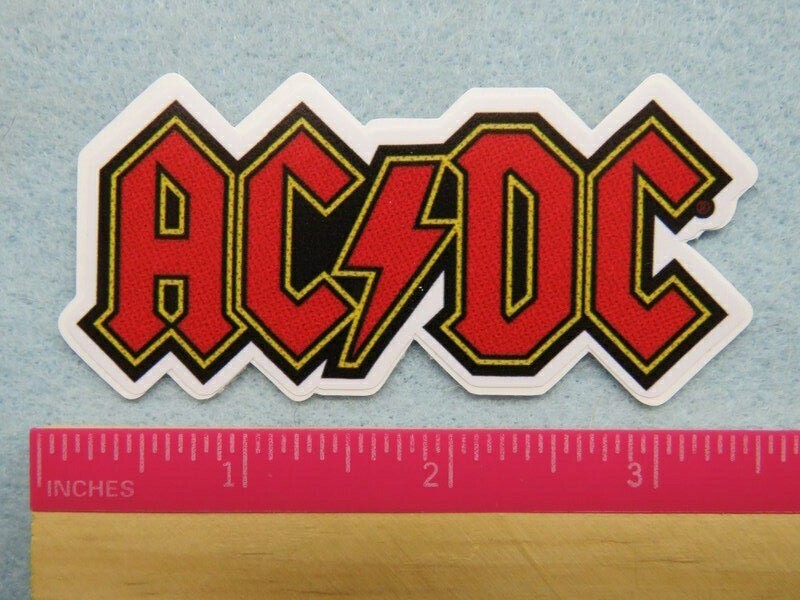 Music STICKER ~ AC/DC: Sydney, Australia Hard Rock Band Formed in 1973 ...