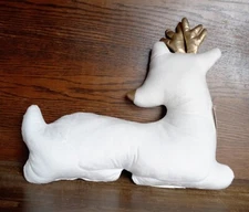 Target 2021 Bullseye Playground Holiday Christmas Velour Reindeer Pillow NWT!