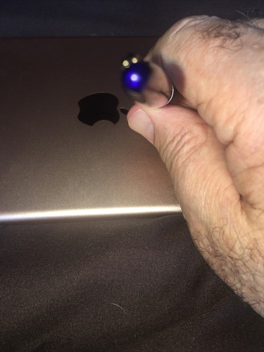 GORGEOUS HIGH QUALITY DARK BLUE TWIST BALL POINT PEN. dry ink - Picture 9 of 18