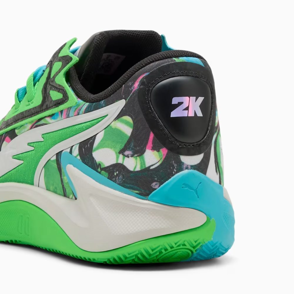 311349-01 NBA 2K Puma Scoot Zeros 2 Bright Aqua Feather Gray