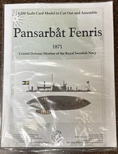 Paper Modeling  Pandarbat Fenria Model Kit 1/250 Shipwright HTF! USA Seller