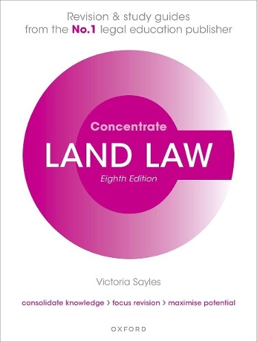 Victoria Sayles Land Law Concentrate (Tascabile) Concentrate