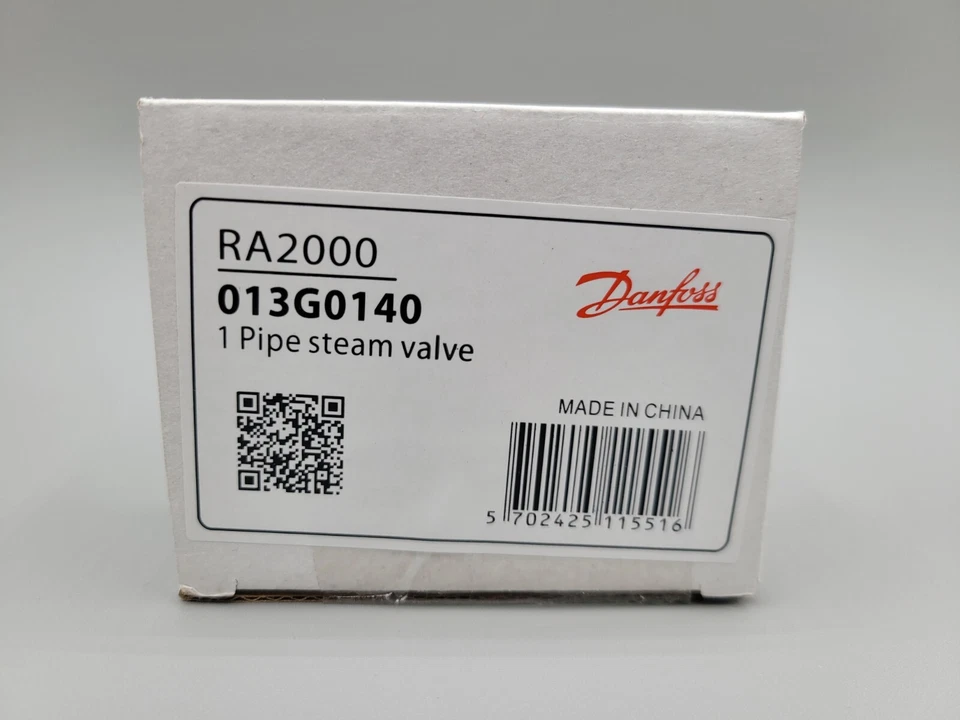New Danfoss 013G0140 Click to Open Expanded View Steam Valve 1/8" Angle MNPT