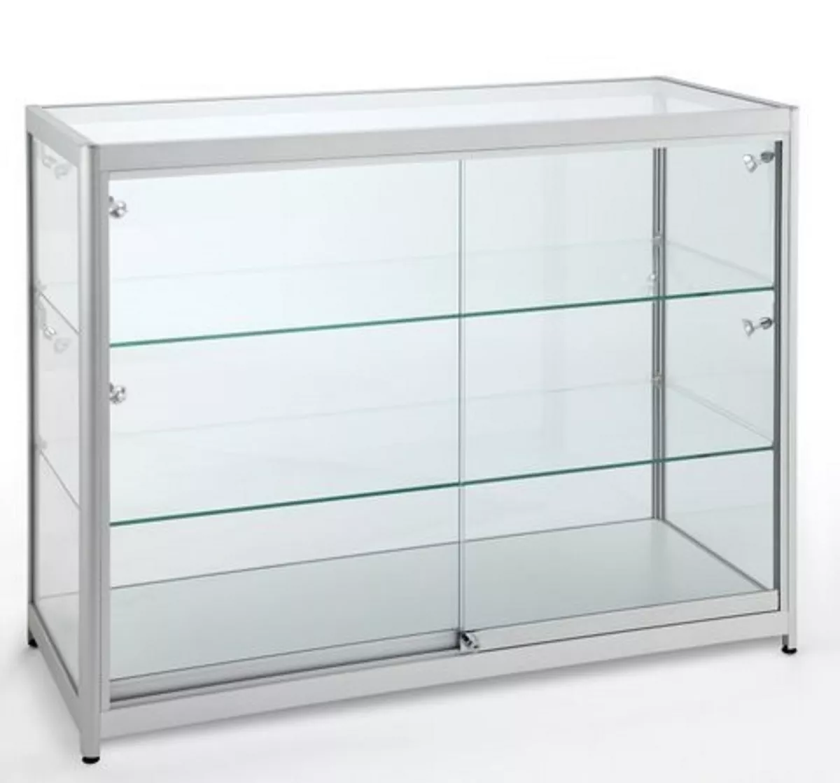 Aluminum glass cabinet for sale deals