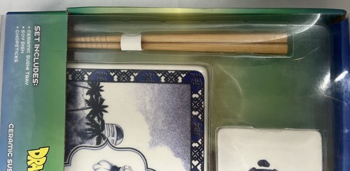 Dragon Ball Z Set Sushi Ceramica con Vassoio Sushi, Piatto Soia, Bacchette - 15828610 - Foto 10 di 12
