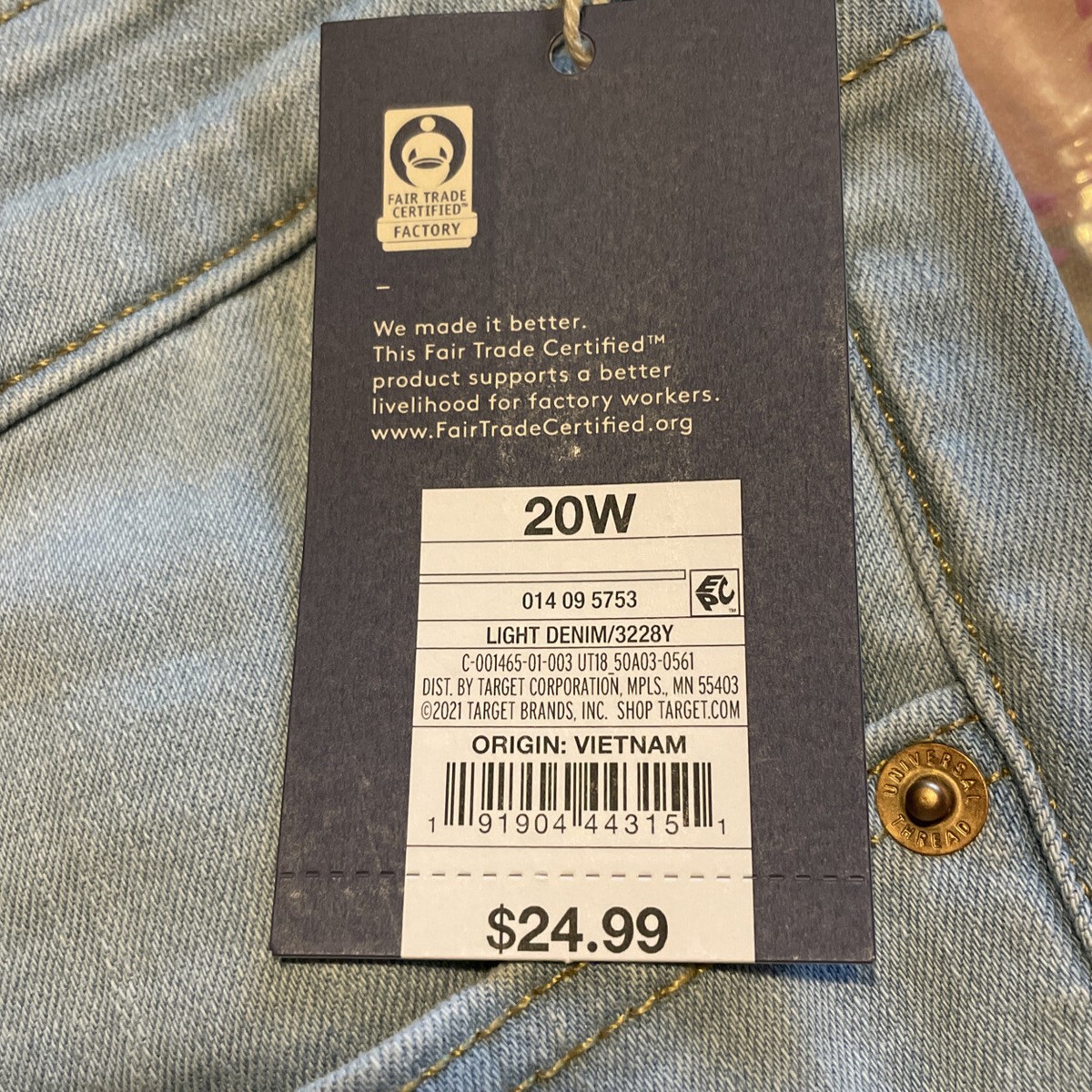 じゅん Women's Plus Size Mid-Rise Skinny Jeans Universal Thread Light