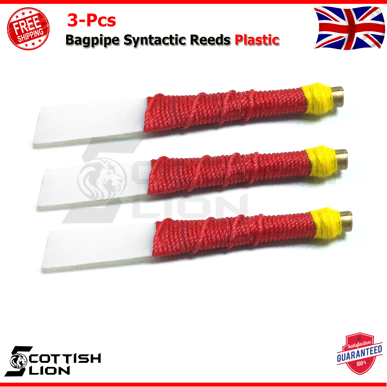 Highland Bagpipe Practice Chanter Reeds Plastic Reeds Synthetic Reeds ...