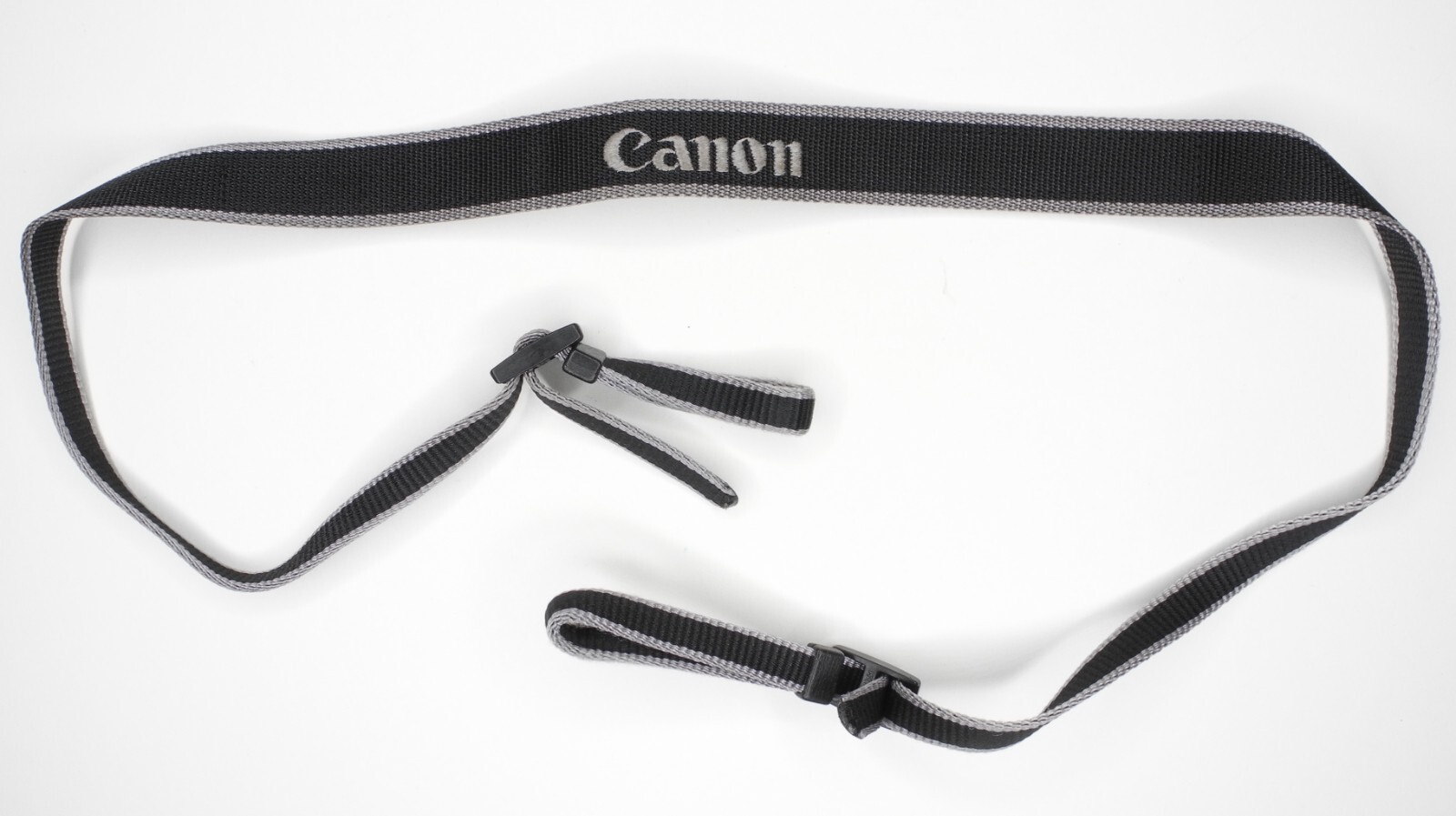 Canon Authentic Vintage Black Gray Camera Neck Strap for SLR DSLR Cameras