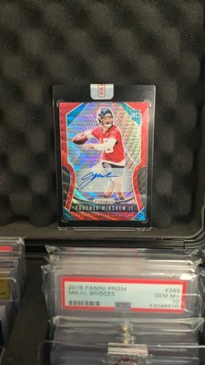 2019 Prizm #322 Gardner Minshew II Red Ruby Wave Rookie Auto RC /149  