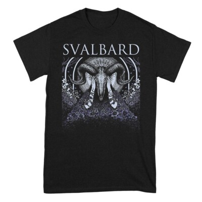 Svalbard Band The Weight Of The Mask Cover Cotton Black T Shirt BT296
