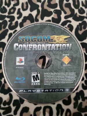 Socom US Navy Seals Confrontation PS3 Video Game disc only