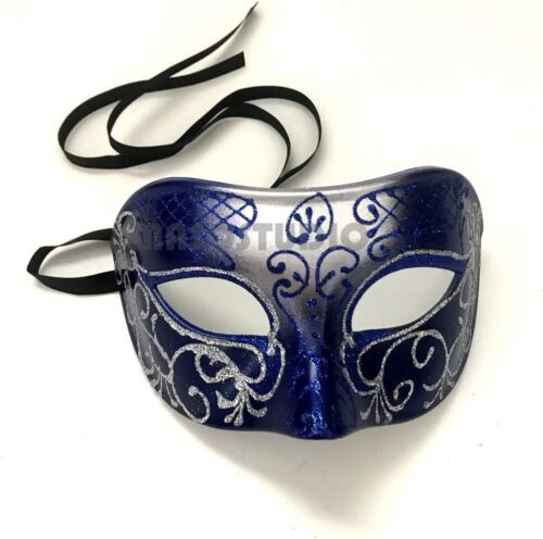 Mens Masquerade Ball Mask Cosplay Mardi Gras Prom Dance Birthday Bachelor Party - Picture 25 of 46