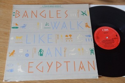 Bangles   Walk Like An Egyptian 12'' Maxi   CBS 650049 6