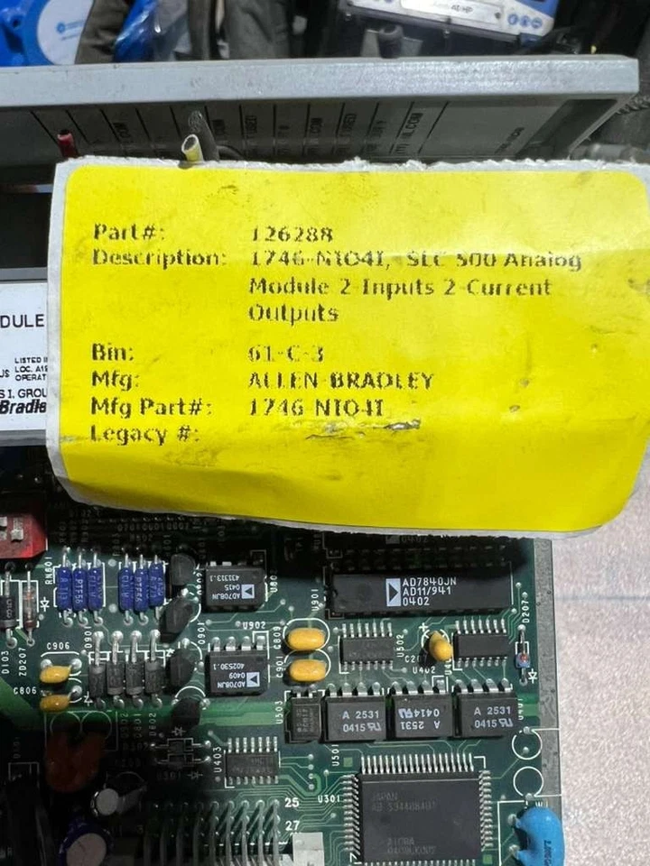 NEW OPEN BOX AB Allen Bradley 1746-NIO4I SLC 500 Input/Output Module STK L808CC - Image 2 of 4