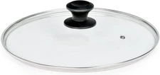 12" Glass Lid for Frying Pan, Tempered Replacement Cover Compatible with All 12