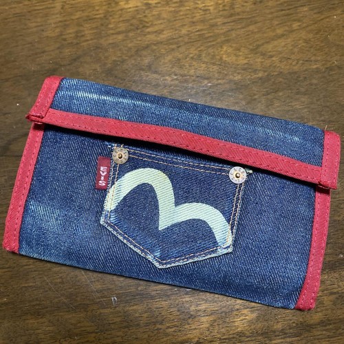 EVISU bifold long wallet with EVIS logo Vintage Excellent condition from Japan - Picture 21 of 24