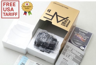 [ Unused in Box ] Nikon AF Nikkor 50mm f/1.4 D Standard Lens F Mount From JAPAN