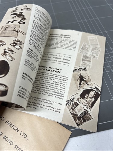 VINTAGE BOOK PHOTOGRAPHIC GUIDE WALLACE HEATONS LONDON PHOTO CAMERA PHOTOGRAPHY - Foto 11 di 16