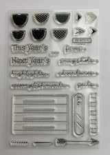NEW CTMH Close To My Heart My Acrylix Stamp Set C1618 Year  Noted